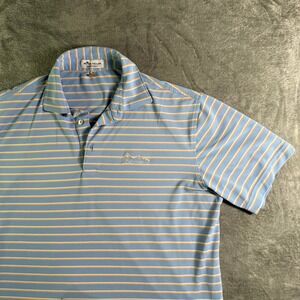 Peter Millar Summer Comfort Striped Polo Shirt Ballyhack Golf Club - M (read)